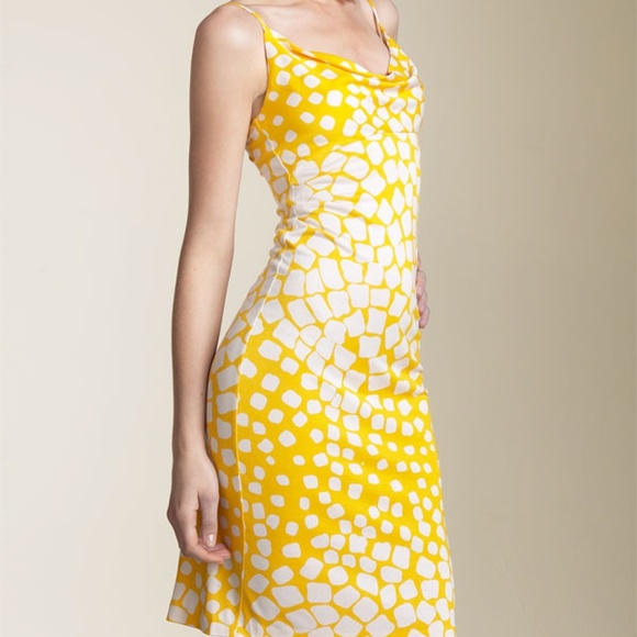 diane von furstenberg yellow dress